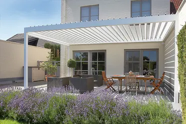 Pérgola adosada Pérgola adosada