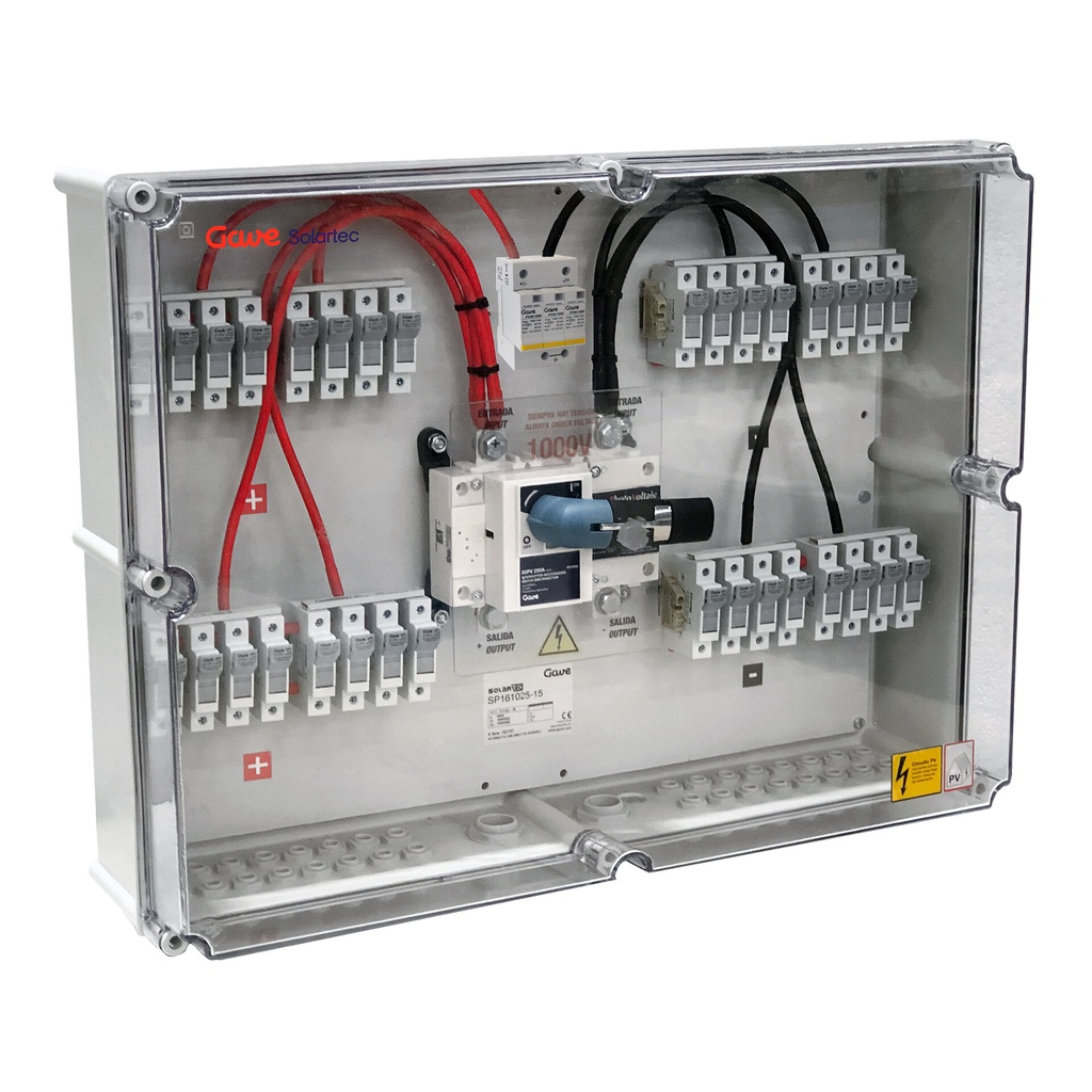 DC Box for 1MMPT with 16 PV string