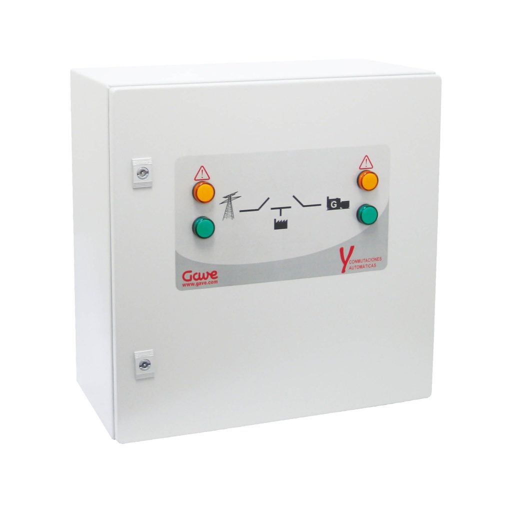 CUADRO CONMUTACION AUTOMATICA SEÑALIZACION  2P 100A PROT. SOBRETENSIONES