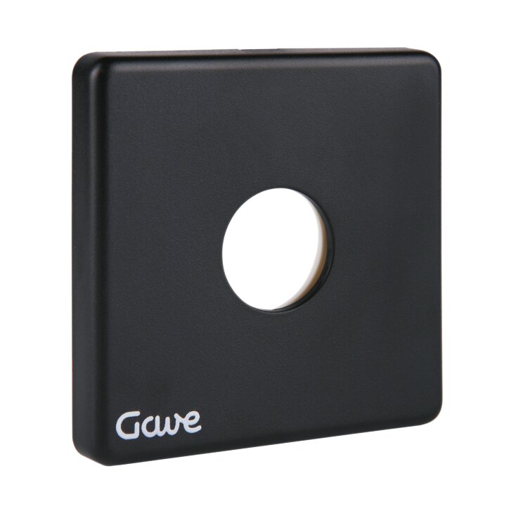 PLACA NV D1 SIN INSCRIPCIONES CARATULA NEGRA TORNILLO