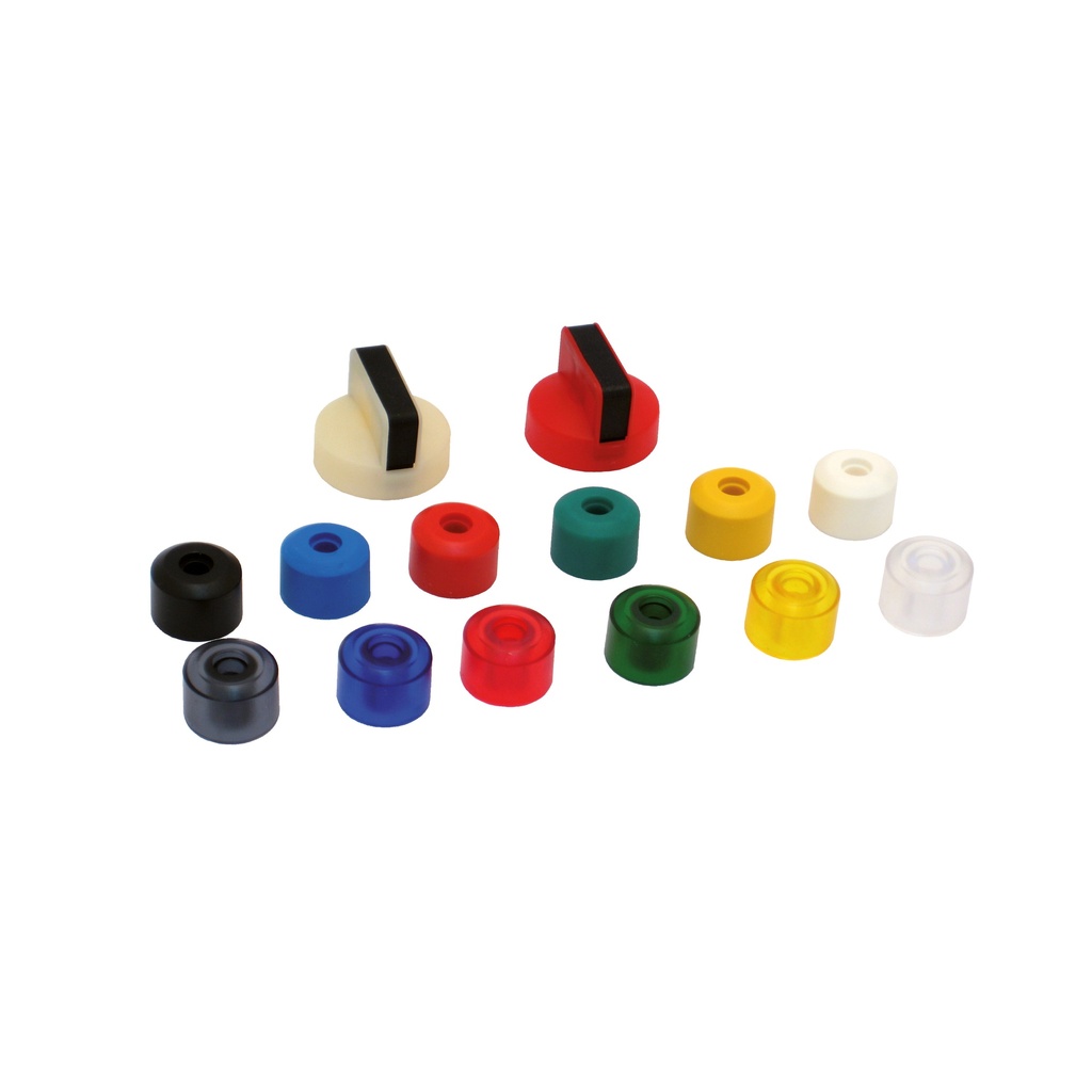 PULSADOR TRANSPARENTE VERDE