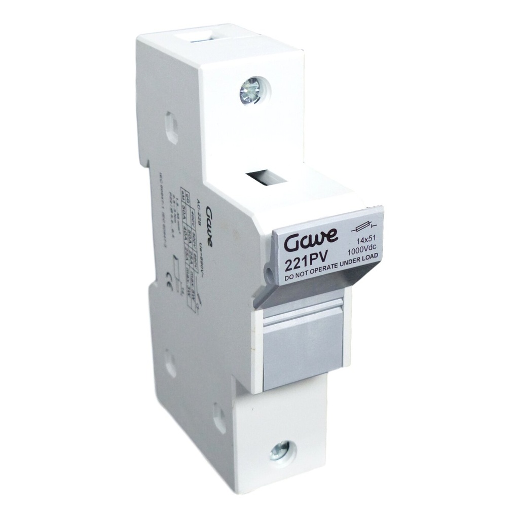 PORTAFUSIBLE 1P 20A 1000VDC