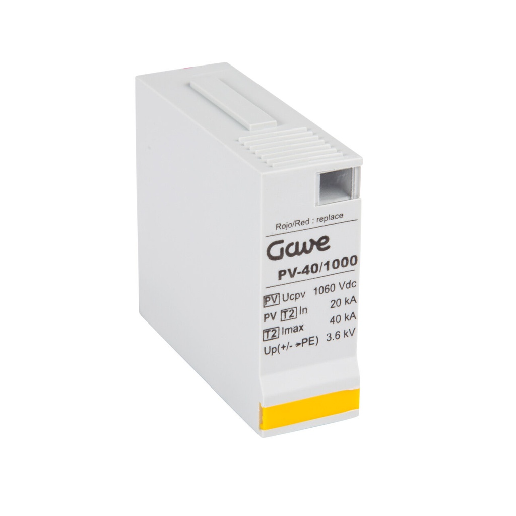 CARTUCHO PV 1000V 40KA