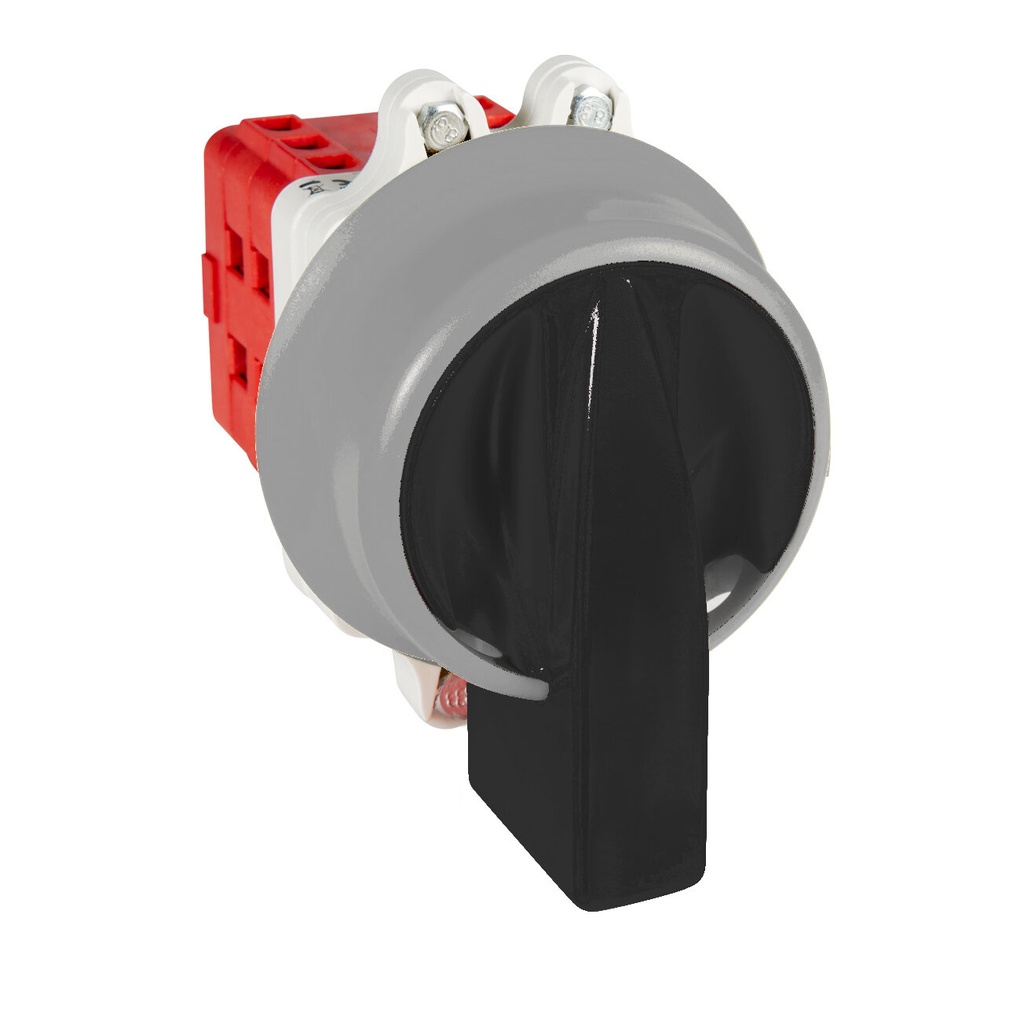 INTERRUPTOR 3P 40A.D1 MANDO BLOQUEO CANDADO IP69K NEGRO/GRIS