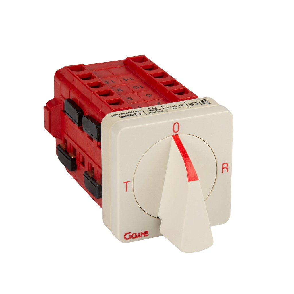 CONMUTADOR  AMPERIMETRO 3CIRCUITOS  DIRECTO  16A.D0