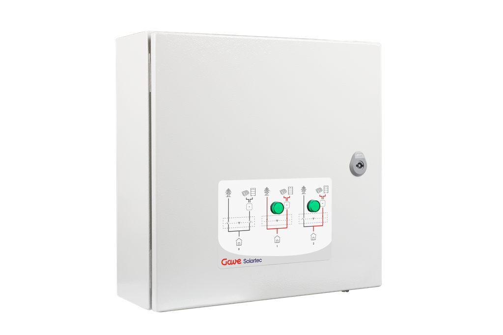 CAJA DE CONMUTACIÓN DE RESPALDO 2P 25A (1F+N 230VAC) - BACKUP BOX FRONIUS GEN24 CARGAS CRITICAS